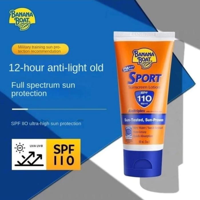 Gambar Sun Block Sunblock Banana Boat Sport SPF 110 Pa+++ Isi 90ML 90 ML dari Heppy shop Malang undefined Tokopedia