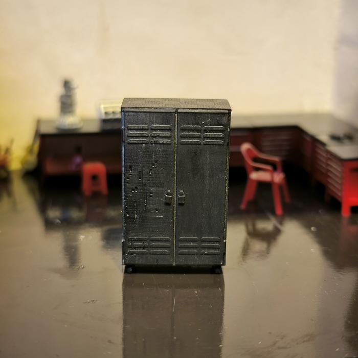Gambar Lemari Closet Bengkel 1/64 Scale - Aksesoris Diorama Bengkel Diecast - Unpainted, 1 Pintu dari ArtfanDesign undefined Tokopedia