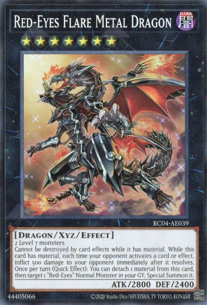 Red-Eyes Flare Metal Dragon [CORE-EN054] Ghost Rare main image 0