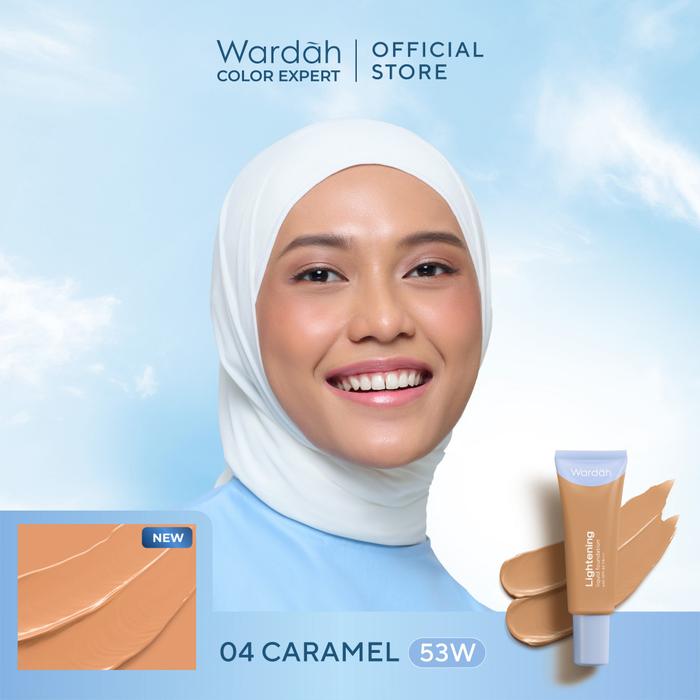 Gambar Wardah Lightening Liquid Foundation - Alas Bedak Mencerahkan - 04 Caramel, 6ml (Kecil) dari Mega Beauty Fashindo undefined Tokopedia