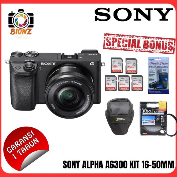 Harga Sony Alpha 6300 A6300 Kit Kamera A6300 Jual SONY A6300 KIT