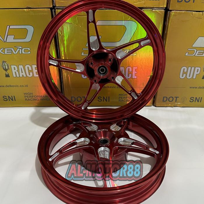 Gambar DELKEVIC DND ORIGINAL VELG K-SPEED VARIO 110/125/150/160CBS BEAT SCOPY - Merah, Vario110/beat dari AL MOTOR-88 undefined Tokopedia