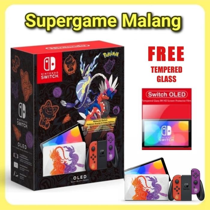 Gambar Nintendo Switch Oled Pokemon Scarlet & Violet Console Limited Edition - Cfw 512 Giga dari Supergame Malang Kota Malang Tokopedia
