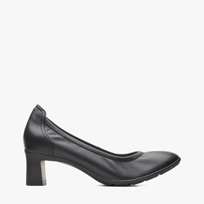 Jual CLARKS Neiley Pearl Women's Heels (Original) Black Leather