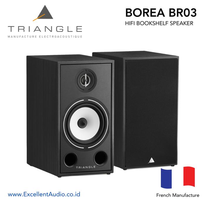 Gambar Speaker Hi-Fi Bookshelf TRIANGLE BOREA BR03 BR-03 BR 03 Made In French - BLACK ASH dari Excellent Audio Official undefined Tokopedia