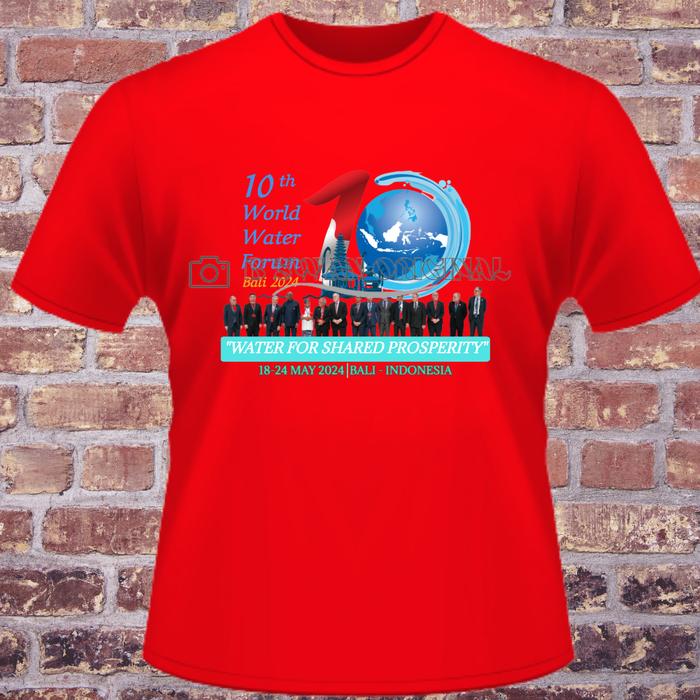 Gambar Baju Kaos Pria Wanita Dewasa World Water Forum WWF 2024 Bali Indonesia - 8, XXL dari B Swan_Sablon undefined Tokopedia
