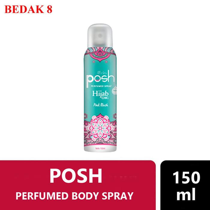 Gambar Posh Perfume Body Spray Hijab 150 ml/ Deodorant POSH HIJAB - Pink Blush dari BEDAK 8 undefined Tokopedia