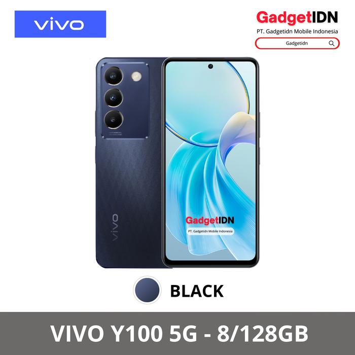Gambar VIVO Y100 5G NFC 8/256GB ( +8GB EXTENDED RAM ) GARANSI RESMI VIVO - 8/128GB - BLACK, FREE 30 BONUS dari GadgetIDN undefined Tokopedia