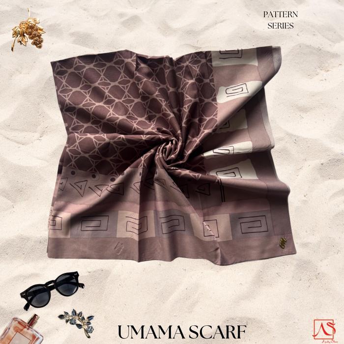 Gambar UMAMA SCARF PATERN - Dark Choco dari azady store undefined Tokopedia