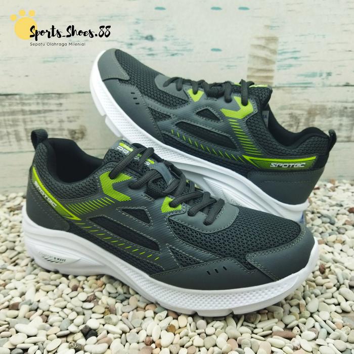Gambar SPOTEC SEPATU RUNNING ARTIKEL HARVEY - ABU TUA/HIJAU, 37 dari sports shoes.88 undefined Tokopedia