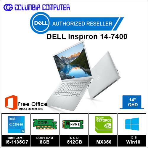 Jual DELL Inspiron 14-7400 i5-1135G7 8GB 512GB MX350 Win10