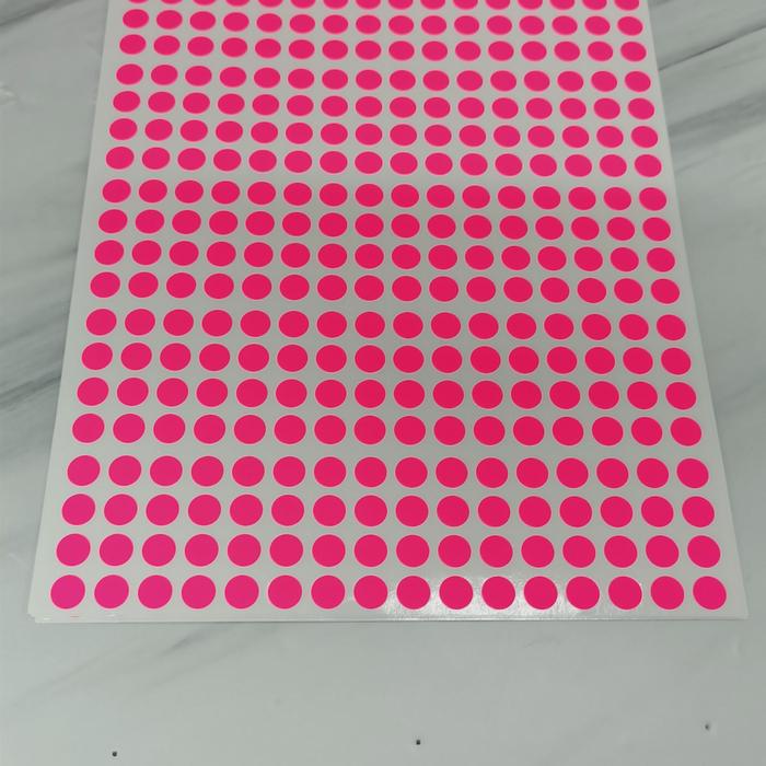 Gambar Kertas Label Bulat Sticker 8 mm VISION Stiker Warna Warni / Bungkus - Pink Terang dari Mulia Karya MK undefined Tokopedia