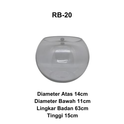 Gambar JUMBO AQUARIUM BULAT/FISH BOWL /FISH BALL/TEMPAT IKAN/SERBAGUNA - 3.4 liter dari LOOKUP1689 undefined Tokopedia