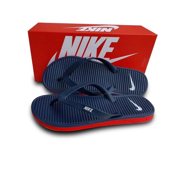 Gambar Produk Lokal Sandal Nike Solarsoft Orinal Sandal Jepit Sendal Unisex - Navy Merah, 44 dari xiviermoontop undefined Tokopedia