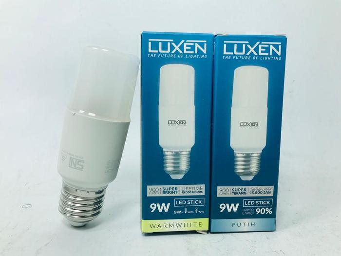 Gambar LUXEN LAMPU LED STICK 9 W 12 W 15 WATT E27 ORIGINAL LUXEN MURAH - 9W, Putih dari Bima sakti mandiri undefined Tokopedia