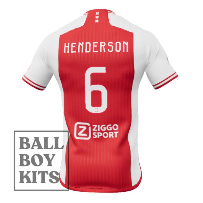 Gambar Original Ajax 2023-24 Home Kit Stadium Jersey - EREDIVISIE SET, XL dari Ball Boy Kits Store undefined Tokopedia