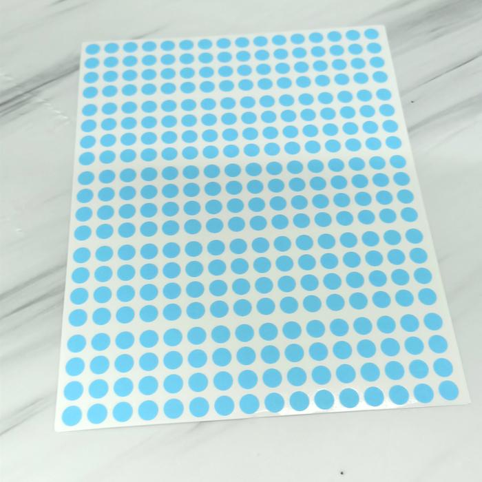 Gambar Kertas Label Bulat Sticker 8 mm VISION Stiker Warna Warni / Bungkus - Biru Muda dari Mulia Karya MK undefined Tokopedia