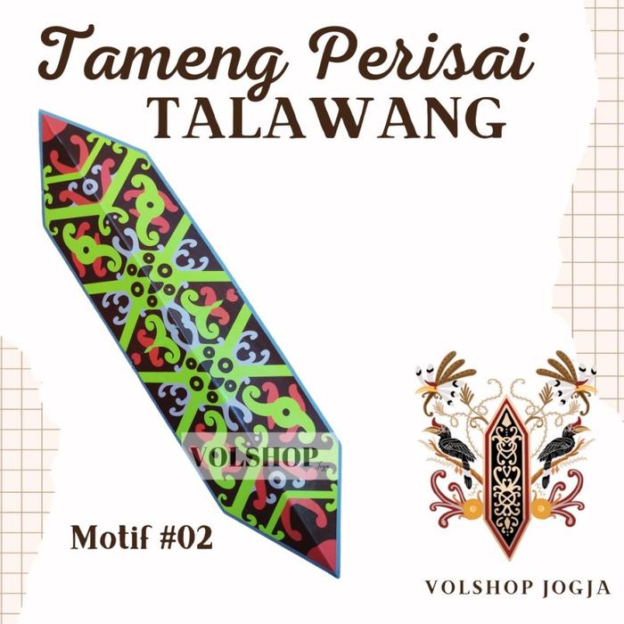 Gambar Replika Pedang Mandau Aksesoris Adat Karnaval Kalimantan Dayak Sword - TAMENG DAYAK  dari VOLSHOP JOGJA undefined Tokopedia