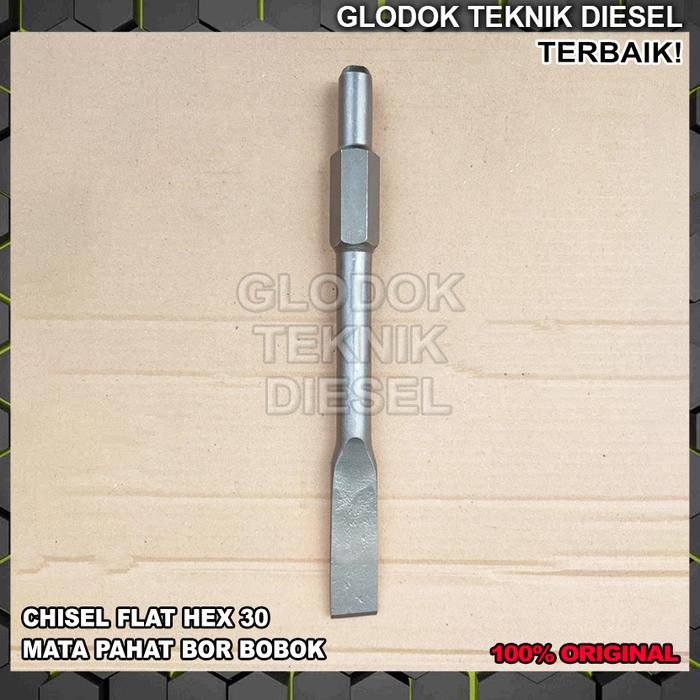Gambar Mata Bor Bobok Beton Pipih & Lancip Jack Demolition Hammer PH 65 PH65 - CHISEL (PIPIH) dari Glodok Diesel undefined Tokopedia