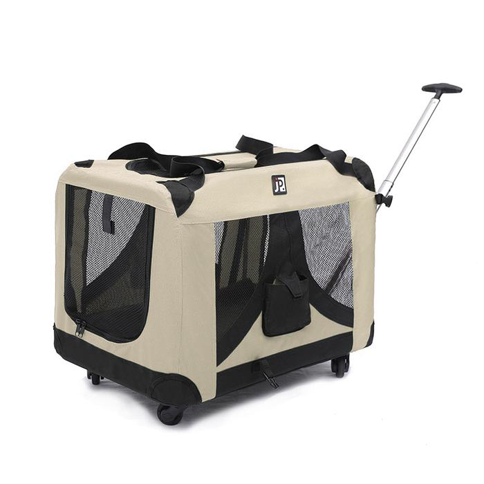 Gambar Foldable Collapsible Portable Soft Pet Dog Cat Travel Crate Cage - Cream, S dari Hoo&Pets undefined Tokopedia