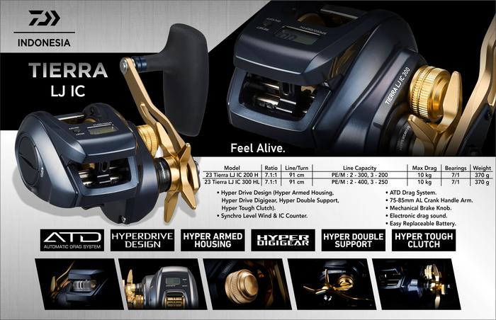 23ティエラ LJ IC 300HL Jual REEL DAIWA TIERRA LJ IC300HL (KIRI