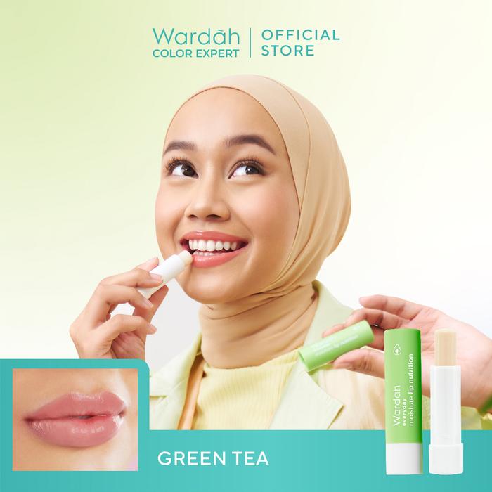 Gambar Wardah Everyday Moisture Lip Nutrition - Pelembab Bibir Sehat Merona - Green Tea dari Mega Beauty Fashindo undefined Tokopedia