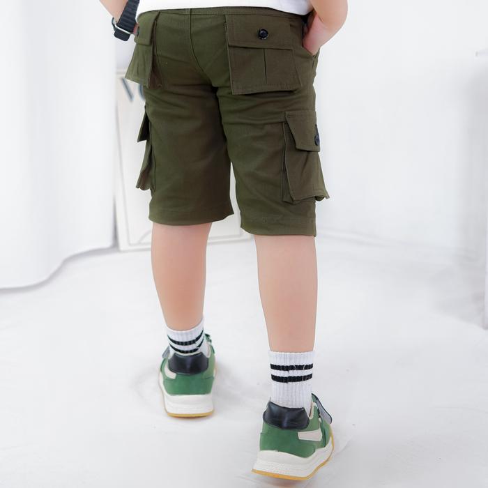 Gambar Celana Cargo Pendek RDFL Premium Usia 3-12 Tahun - Army, L dari Rdfllofficial undefined Tokopedia