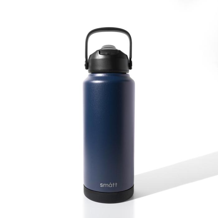 Gambar Smatt Double Insulation Bottle Termos 1 Liter Tumbler Stainless 1000ML - Denim Blue dari Smattofficial undefined Tokopedia