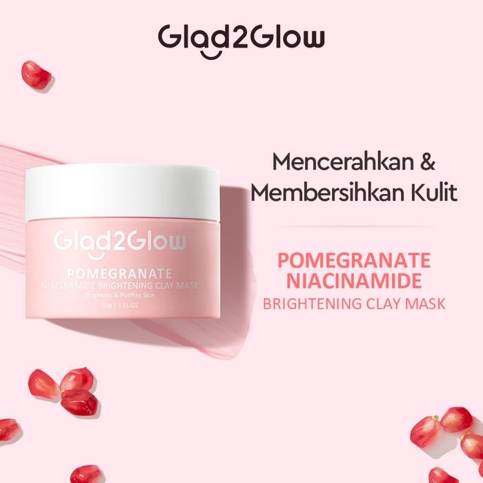 Gambar Glad2Glow Clay Mask Stick Mugwort/ Volcano/ Pomegranate/Cleansing Balm - Pomegranate dari La Chreme undefined Tokopedia