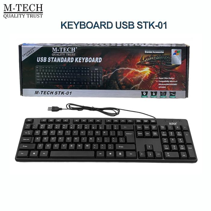 Gambar Keyboard Usb Mtech STK 01 - KEYBOARD dari Universal disc undefined Tokopedia