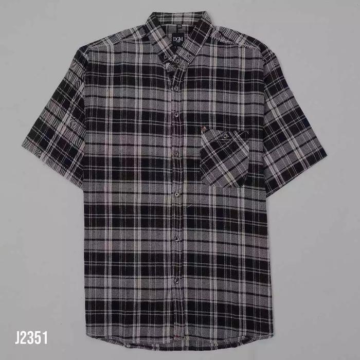 Gambar ( READY JUMBO ) Kemeja Flanel Pria Lengan Pendek - New 912, XXL dari GADIANG.ID27 undefined 4 Tokopedia