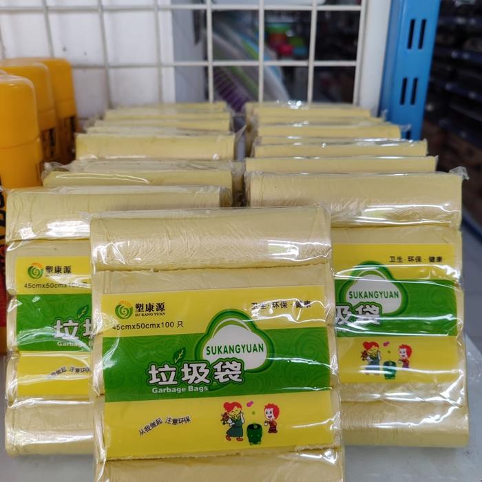 Gambar Plastik sampah roll - Hijau dari inijaya undefined Tokopedia