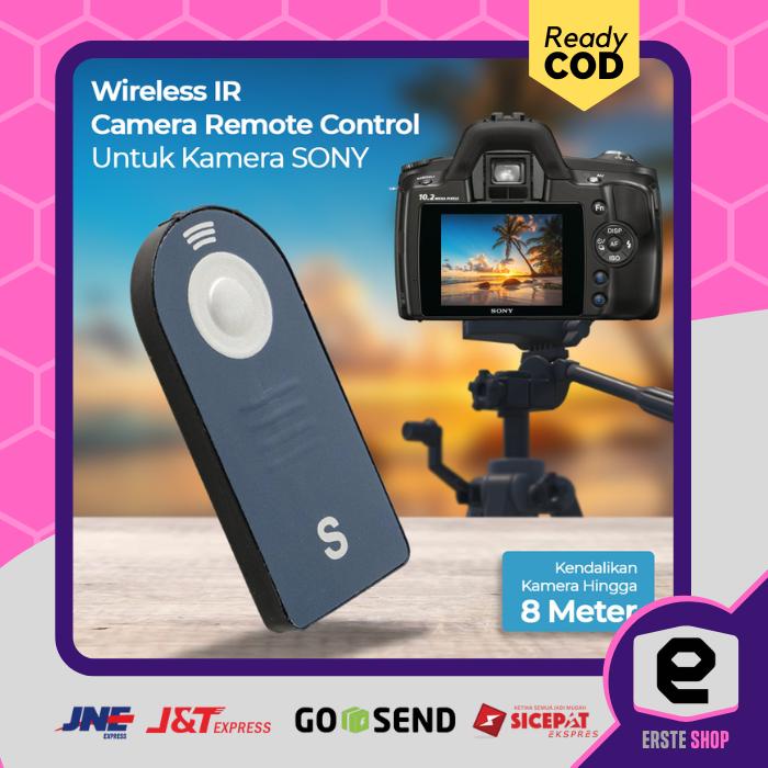 Gambar Remote Wireless Kamera Shutter Kontrol Foto Video Sony DSLR Camera 8M dari Erste Shop Tokopedia undefined Tokopedia