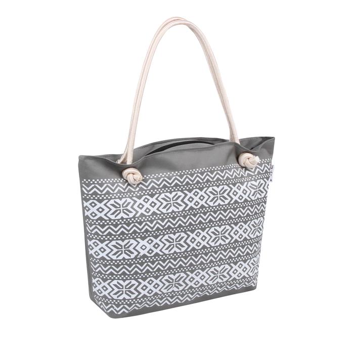 Gambar Zeintin - tas tote bag bahan nylon motif estetic selempang bahu wanita Setrip Totebag - DM 1182 Grey dari Zeintin Store_NEW undefined Tokopedia