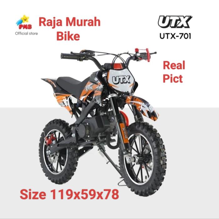 Gambar Motor Mini Trail Utx 701 Motor Trail Mini Motor Bensin Trail Utx701 - Hitam Orange dari Raja Murah Bike undefined Tokopedia