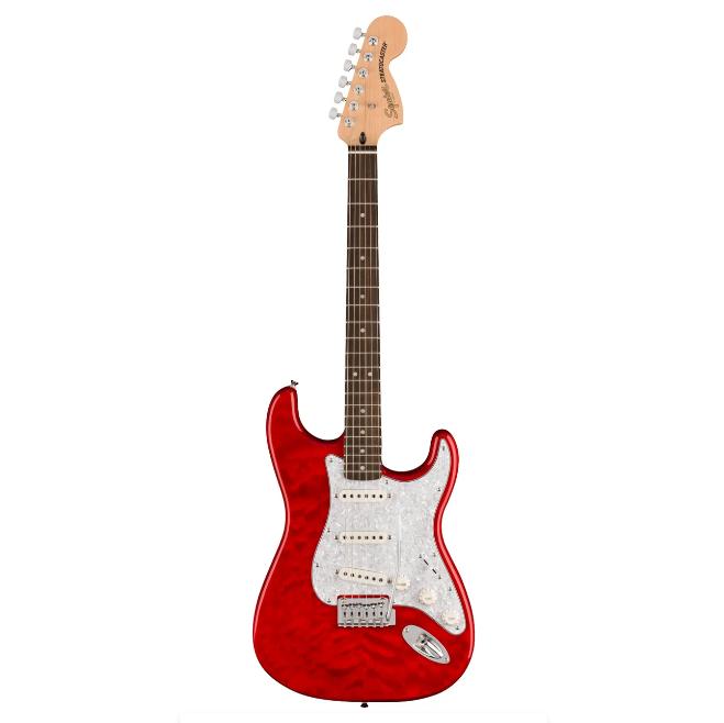 Gambar Squier FSR Affinity Series Strat QMT Electric Guitar, Laurel FB, CRT dari Duetto Musik undefined Tokopedia