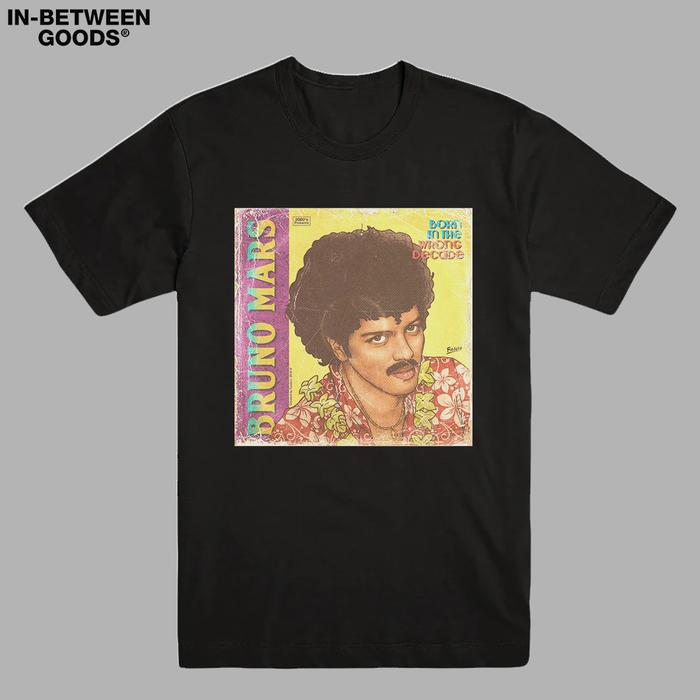 Gambar BRUNO MARS | T-SHIRT MUSIC | HIP-HOP R&B POP | MERCHANDISE - Wrong Decade, S dari inbetweengoods undefined Tokopedia