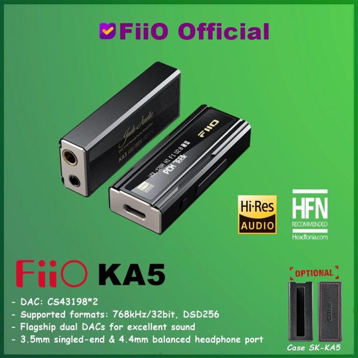 Gambar FiiO KA5 KA 5 Portable DAC and Headphone AMP Amplifier dari Officiall Brands undefined Tokopedia