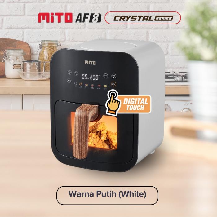 Gambar Air Fryer Mito AF8 Airfryer AF 8 Low Watt Frayer Friyer Fyer Mitochiba Biru Hitam Putih - Putih dari Palapa Home undefined Tokopedia