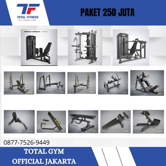 Gambar Paket alat olahraga usaha tempat gym fitness - PAKET 89 dari Total Gym Official Jakarta undefined Tokopedia