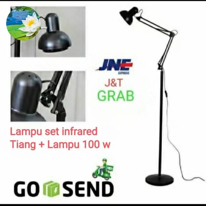 Gambar Lampu set terapi infrared Philips 100 w + tiang siap pakai/kesehatan dari Glory Medical undefined Tokopedia