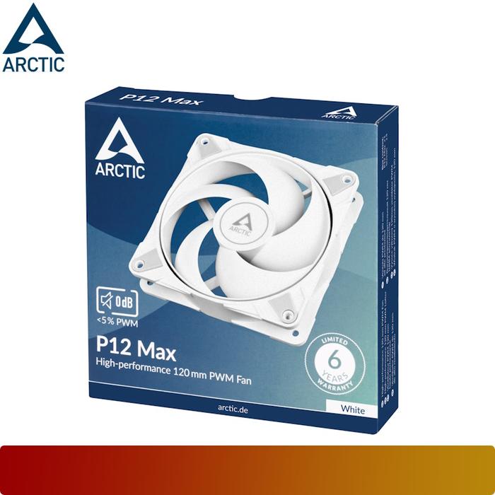 Gambar ARCTIC P12 Max | High-Performance 120 mm PWM Fan - Putih, Single Fan dari Nano Komputer undefined Tokopedia