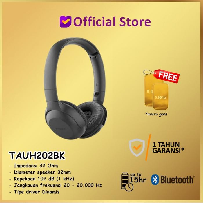 Gambar Philips TAUH202 UpBeat Wireless Headphones TAUH 202 Headset Philips dari Dunia Mas Computer undefined Tokopedia