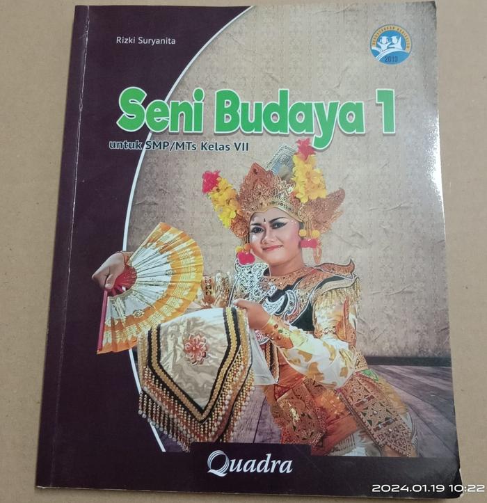 Gambar BUKU SEKOLAH PELAJARAN KELAS 7 8 9 SMP 1 2 3 Erlangga Quadra Intan Par - Seni Bud 1 SMP7 dari Filterman undefined Tokopedia