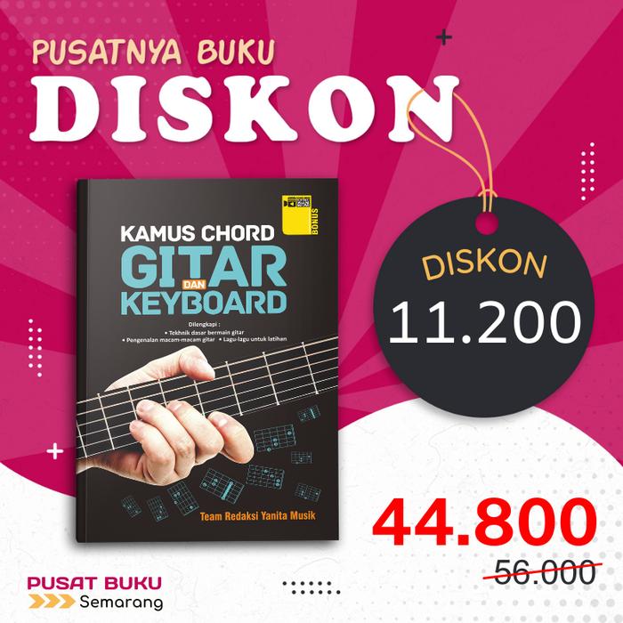 Gambar Buku Kunci Kamus Chord Gitar Dan Keyboard dari pusatbuku_semarang undefined Tokopedia