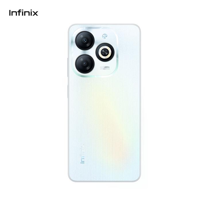 Gambar Infinix Smart 8 ( Ram 4GB + Rom 64GB ) Garansi Resmi - Galaxy White dari Infinix seluler undefined Tokopedia