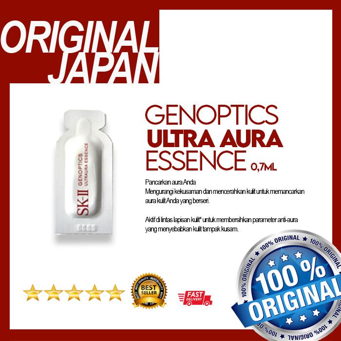 Gambar SK-II SK II SK2 SK 2 Genoptics Ultraura Ultra Aura Essence - 3 ampul dari SK ORIGINAL JAPAN undefined 4 Tokopedia