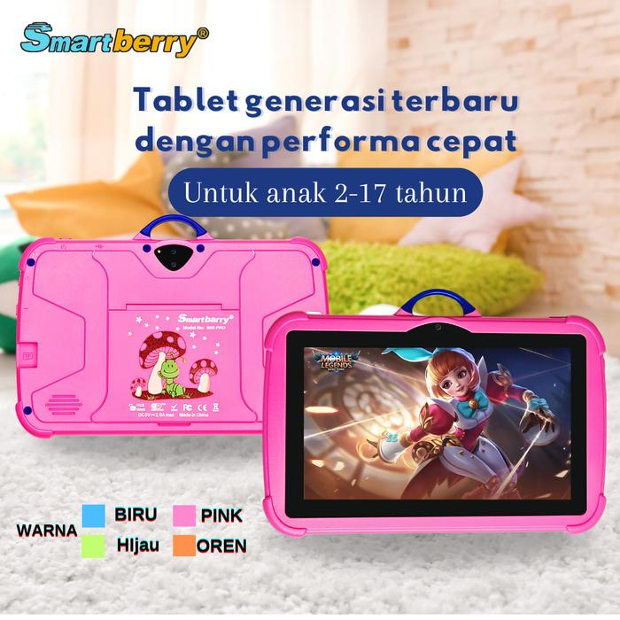 Gambar BOC SMARTBERRY STUDY TAB B85 PRO 4/128GB Kids Tablet/ 7 inch/ Android - PINK dari Chic Charm Indonesia undefined Tokopedia