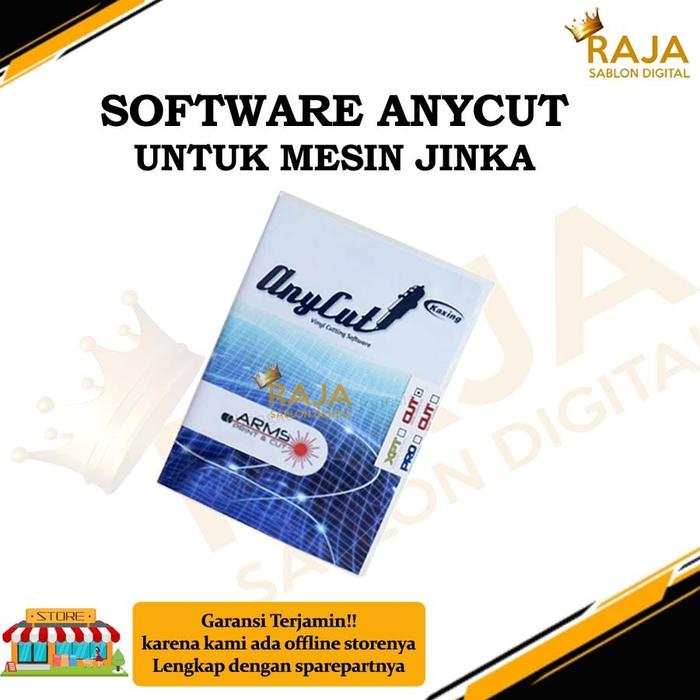 Gambar Software Anycut Contour Cut for JINKA PRO - BASIC+ARMS ED dari Raja Sablon Digital undefined Tokopedia