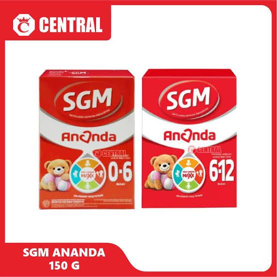Gambar SGM Ananda 0-6 6-12 150GR - 6-12 dari Toko Kayla Merchant New undefined Tokopedia